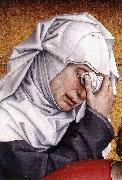 WEYDEN, Rogier van der Deposition (detail) painting